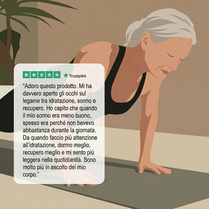 Recensione Trustpilot 5 stelle sul Vitro: il legame tra idratazione, sonno e recupero [IT]